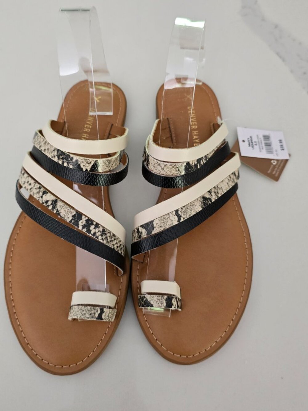 Denver Hayes Multi Sandals Size 8 New With Tags